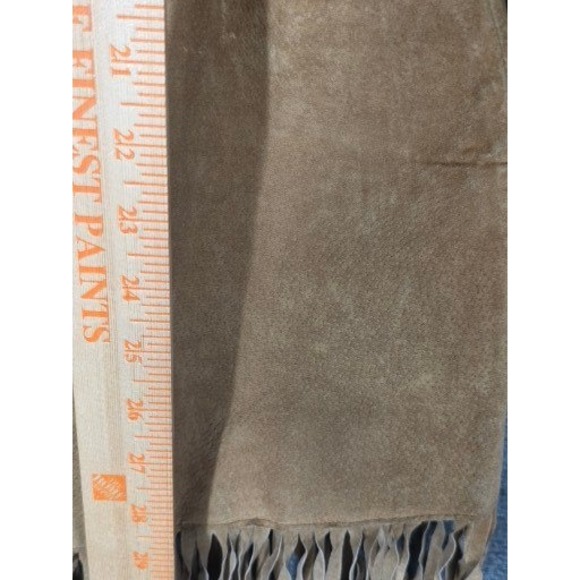 VTG Venezia Jeans Clothing Co Suede Fringe Jacket Western Boho Style Women 22/24 - Picture 4 of 7